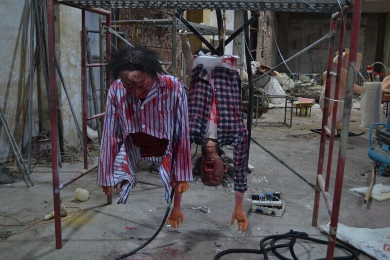 鬼屋道具仿真恐怖人偶